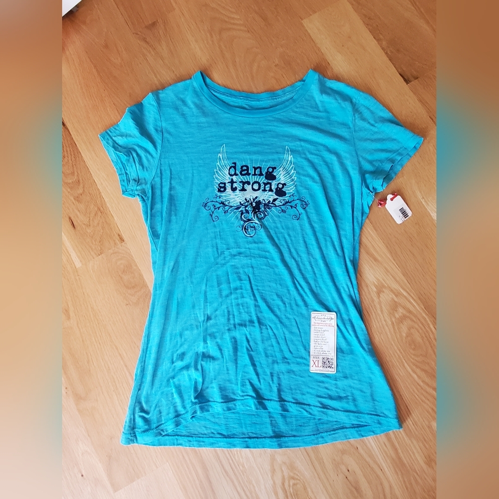 Dang Strong Breast Cancer Awareness T Shirt-NWT